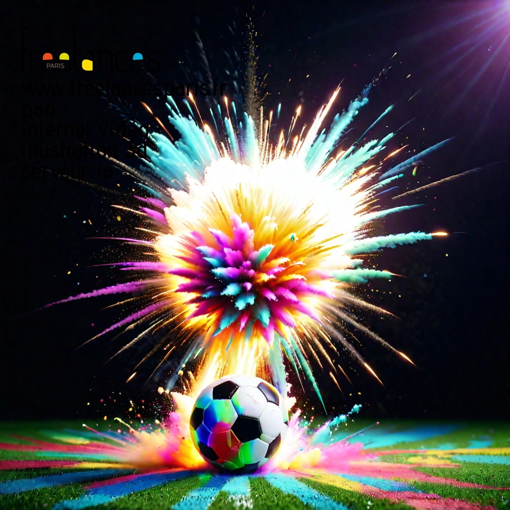 Pao mise en page internet vidéo illustration 3d serveur IA générative AI freelance paris studio de création magazines sscra5t0